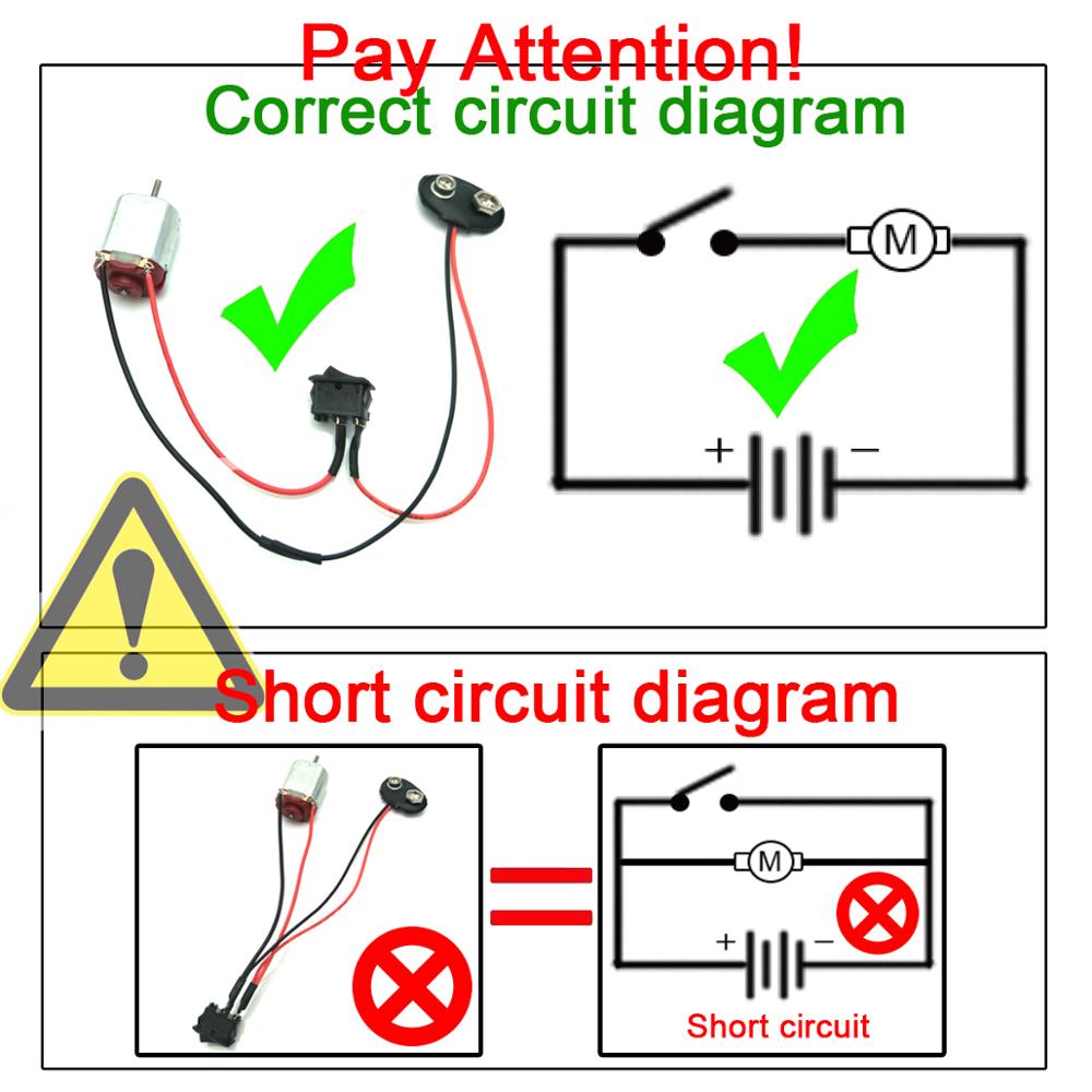 6 Set Motors Kit, Mini Electri - Hobby Is Science recension och pris
