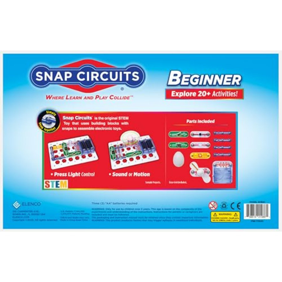Snap Circuits Beginner, Electr - Circuit Snap Kit recension och pris