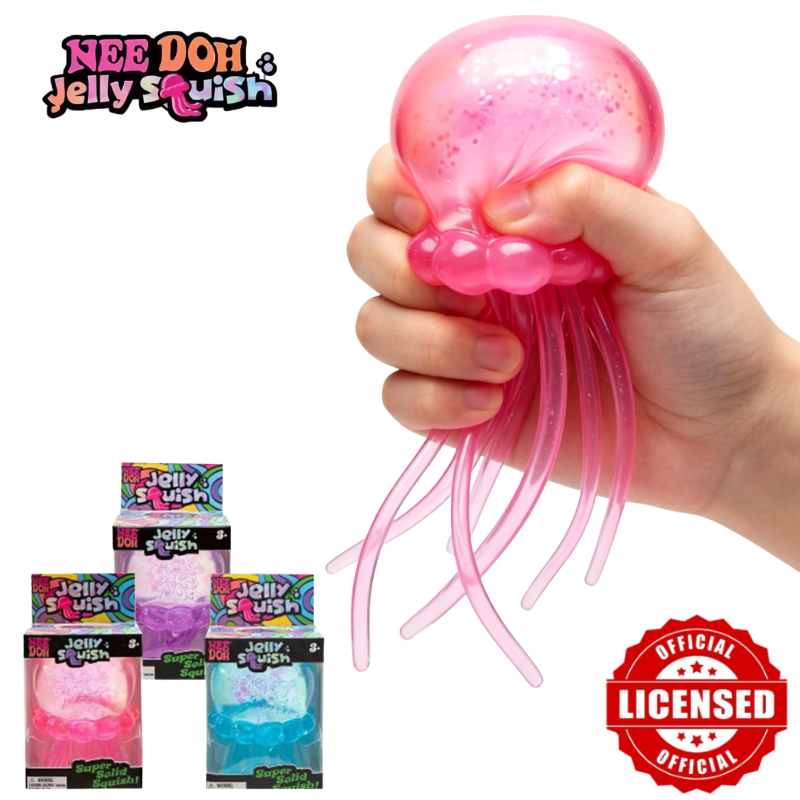 Needoh Glow Jellyfish Squishy  - Crystal Growing Kit recension och pris