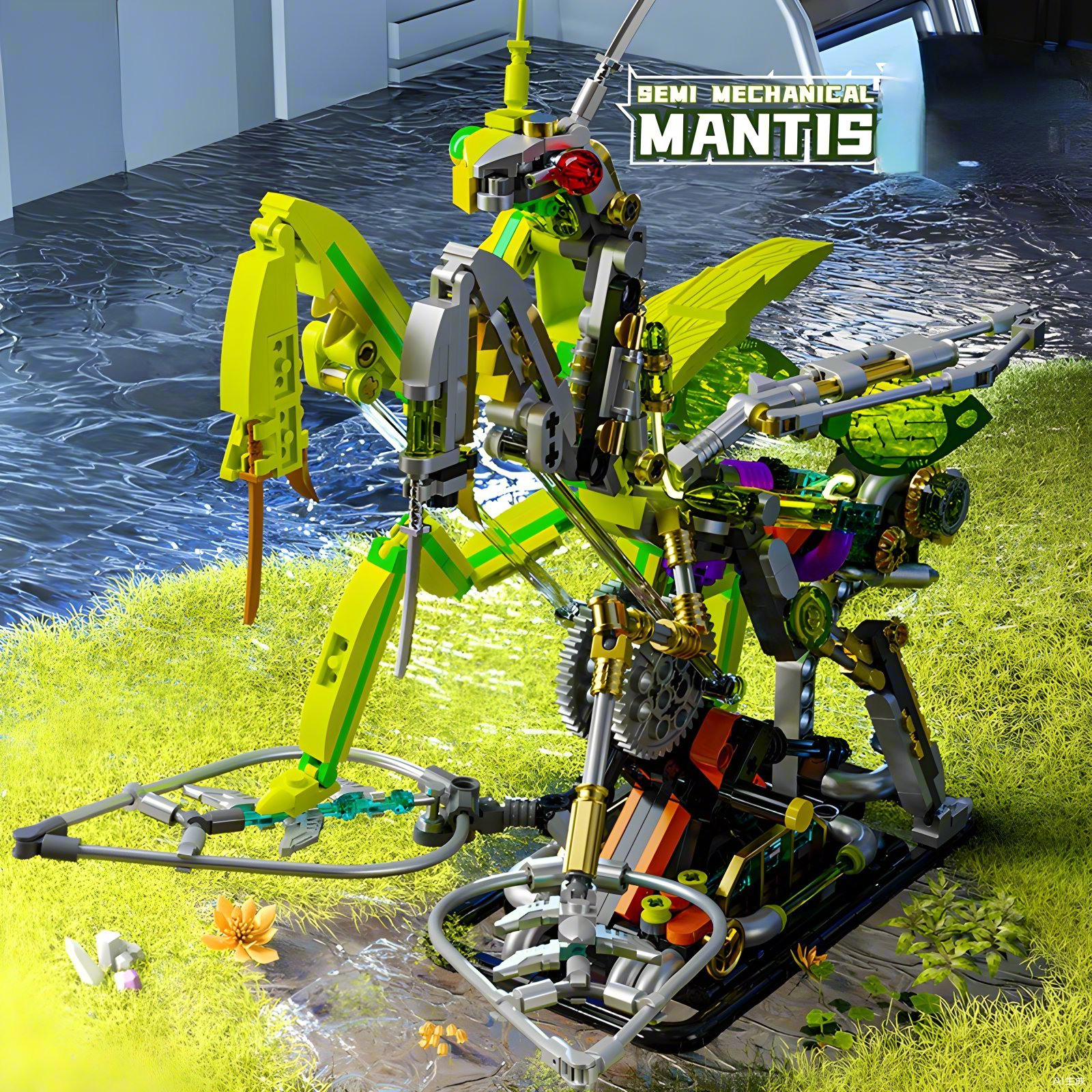 DIY Mantis building blocks sem - Science Diy Model recension och pris