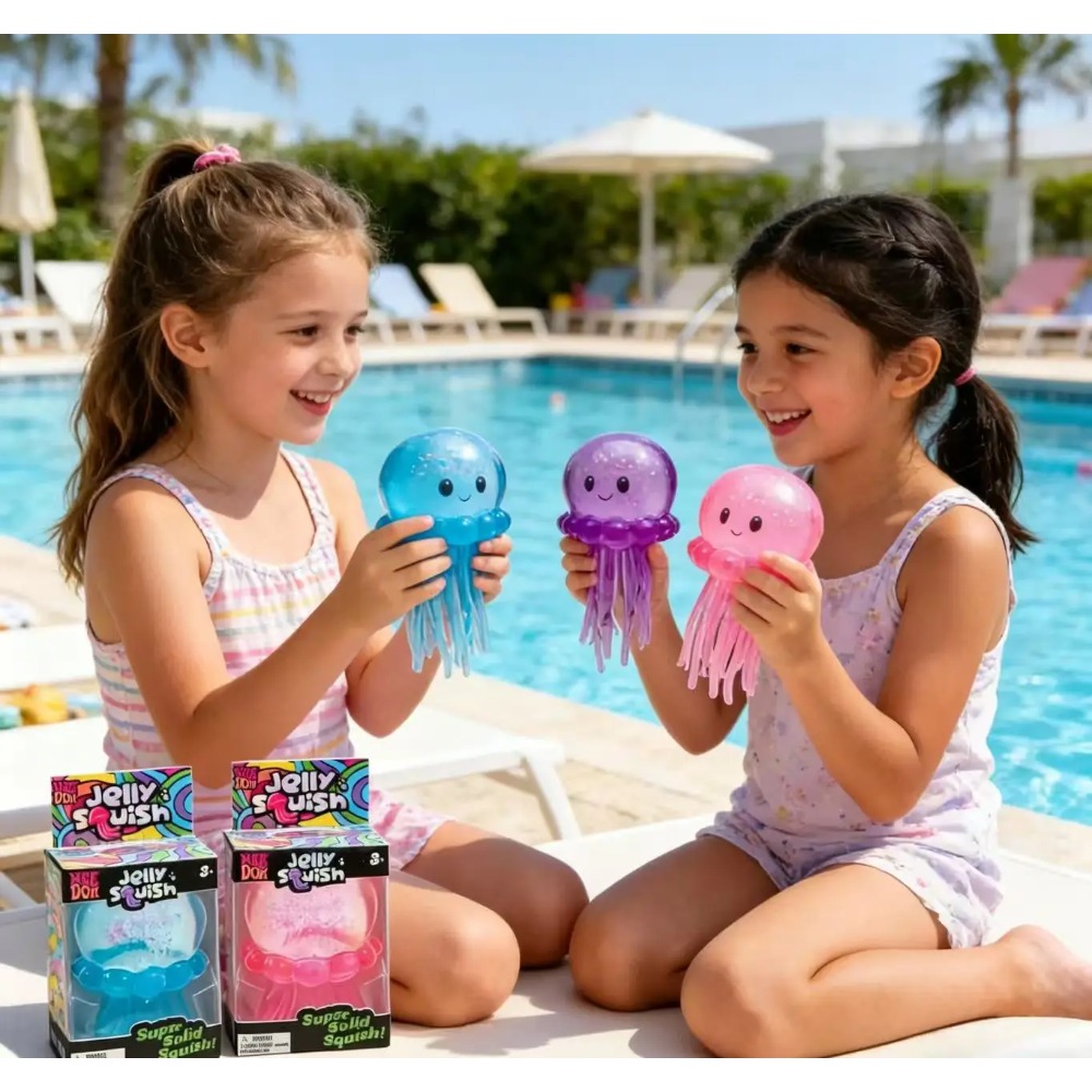 Needoh Fuzz Ball Jellyfish Squ - Crystal Growing Kit recension och pris