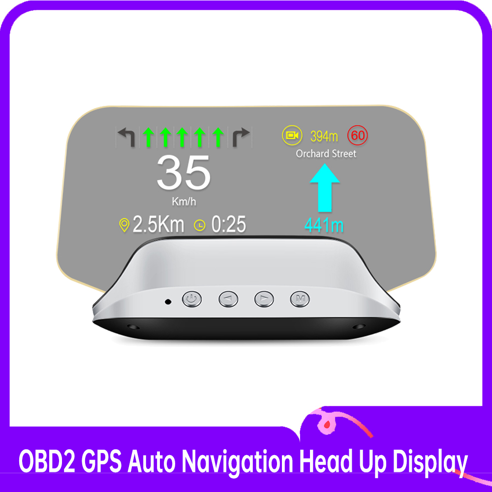 OBD2+ GPS Auto Navigation Glas - Anemometer Wind Speed recension och pris