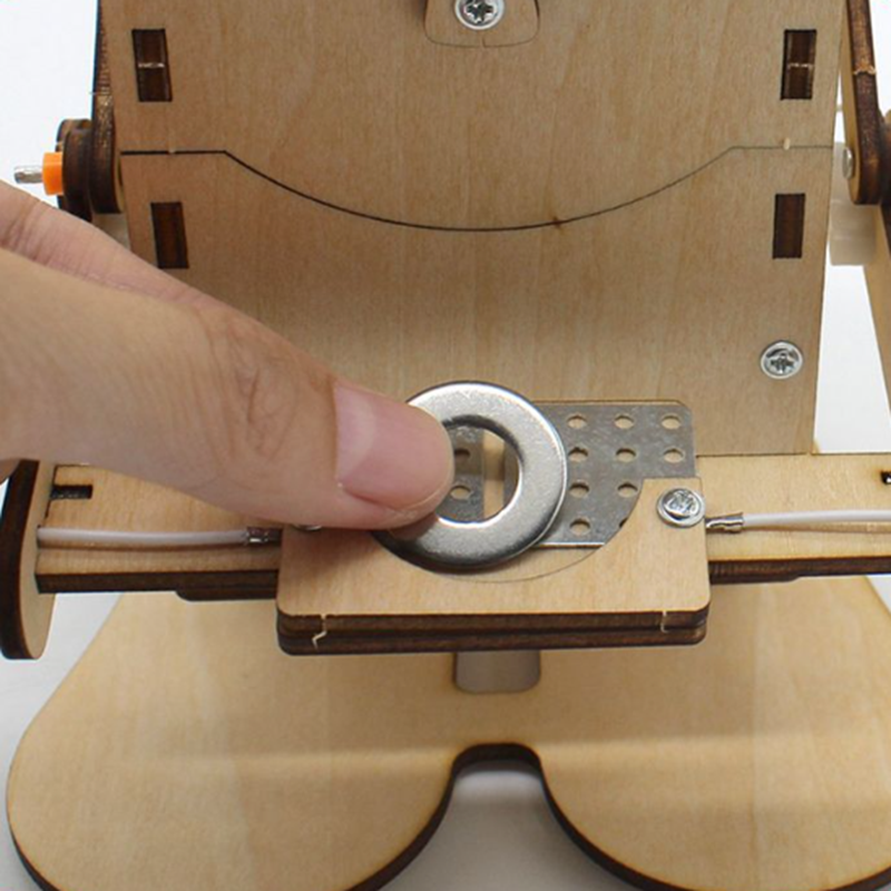 Wooden Assemble DIY Robot Eati - Science Robot recension och pris