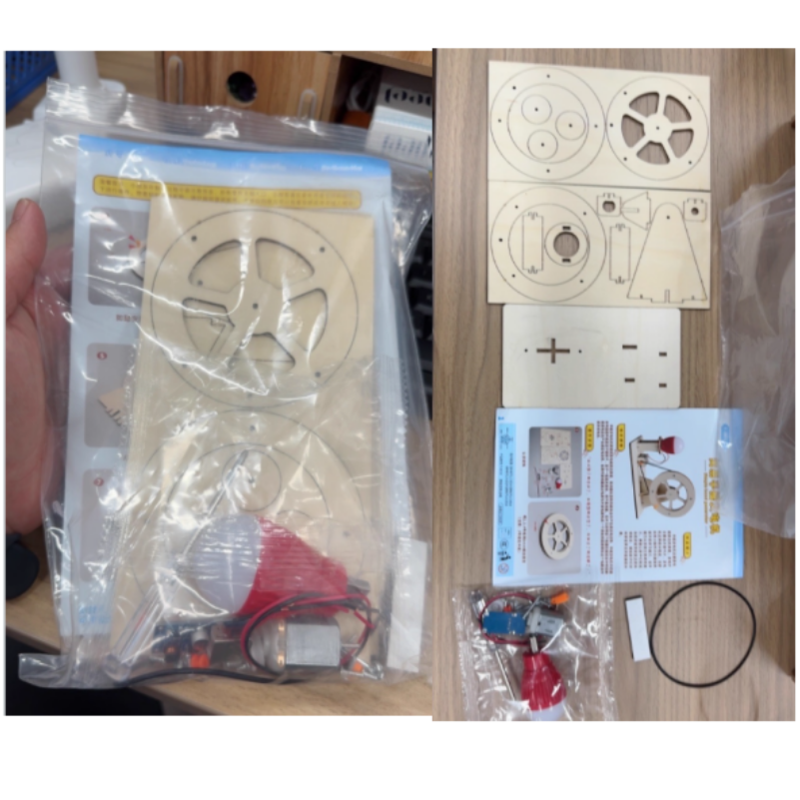 Mini DIY Hand Crank Generator  - Science Diy Model recension och pris