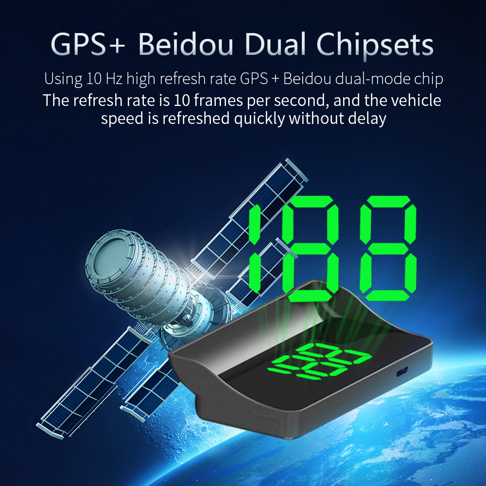 W1 Car HUD Head Up Display Win - Anemometer Wind Speed recension och pris