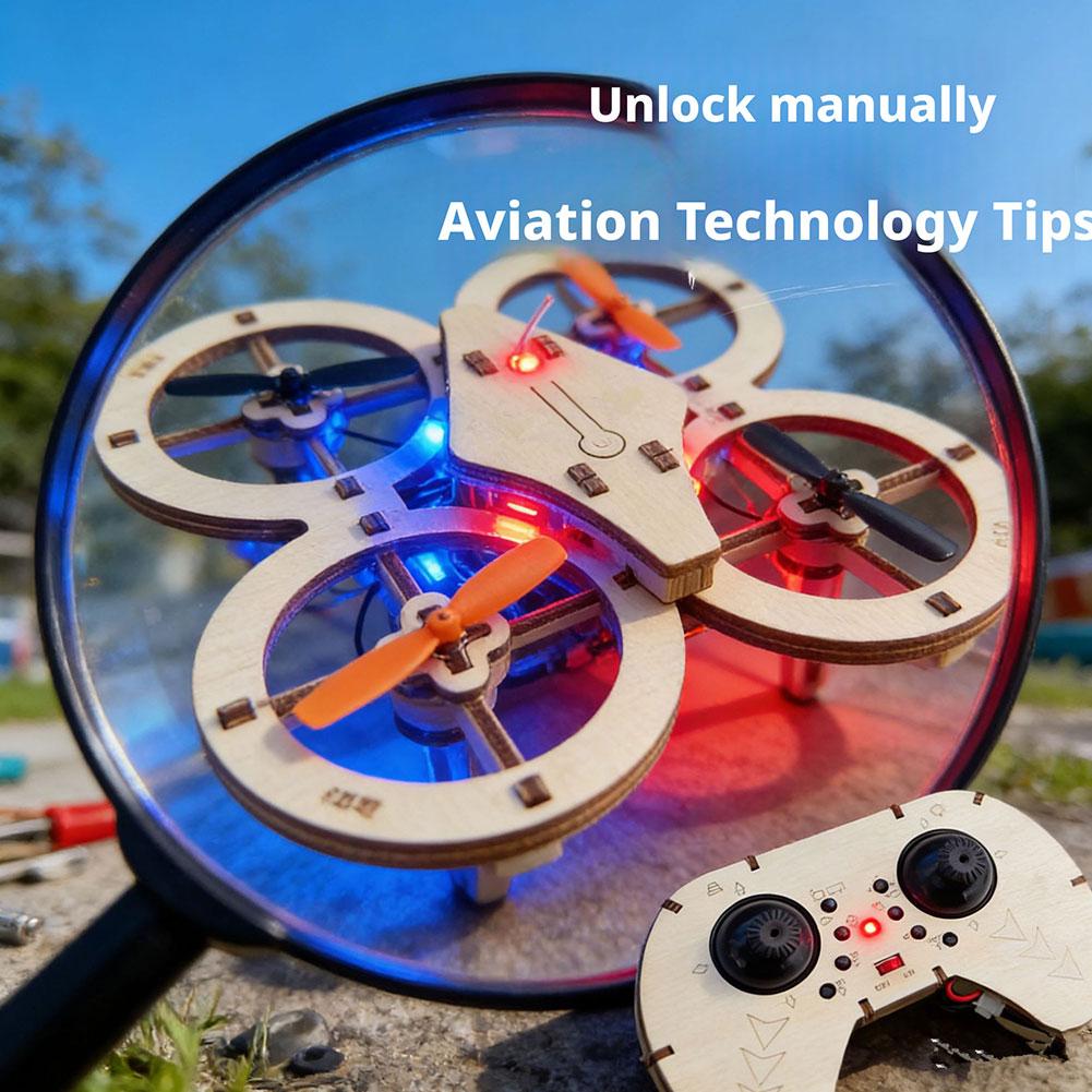 DIY Wooden RC Drone Quadcopter - Science Diy Model recension och pris