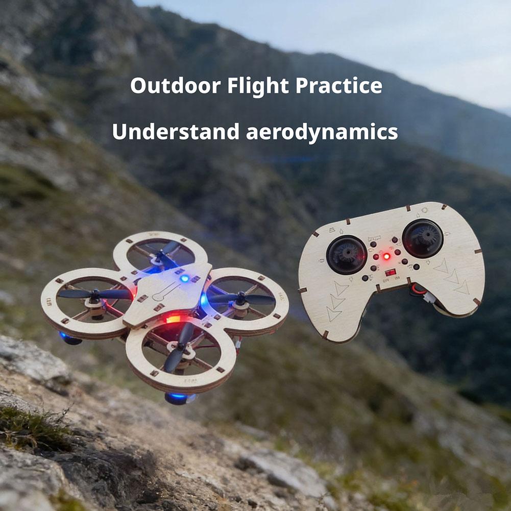DIY Wooden RC Drone Quadcopter - Science Diy Model recension och pris