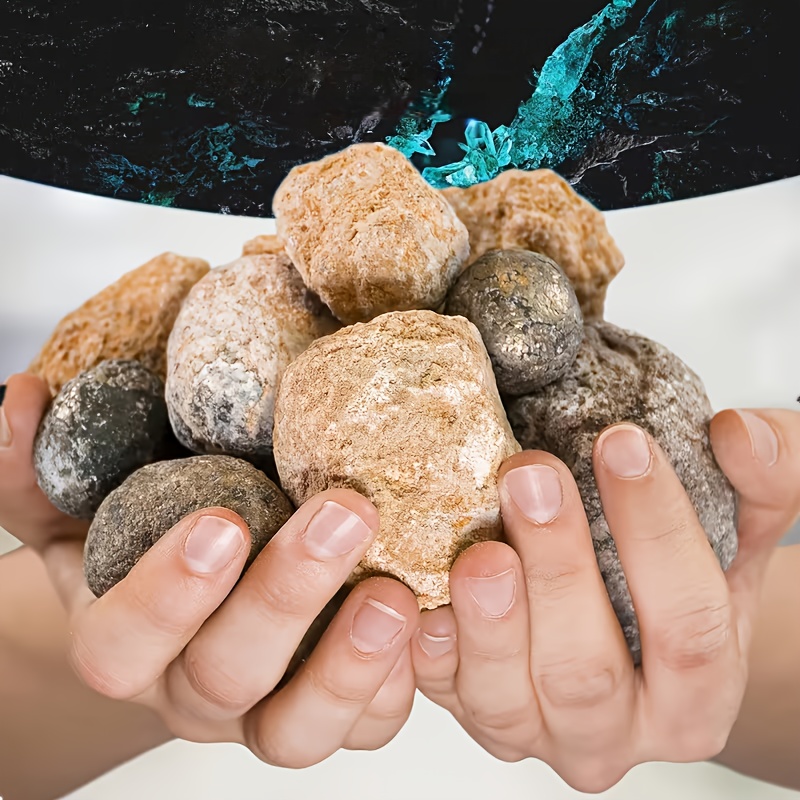 10pcs Natural Quartz Geode Egg - Geode Crystal Break recension och pris