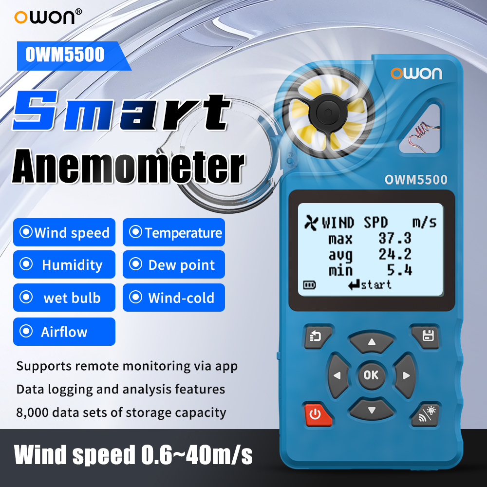 OWM5500 Digital Anemometer Han - Anemometer Wind Speed recension och pris
