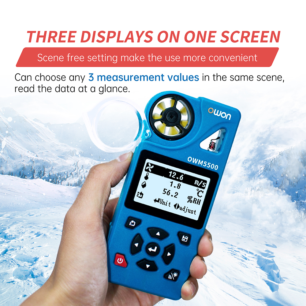 OWM5500 Digital Anemometer Han - Anemometer Wind Speed recension och pris