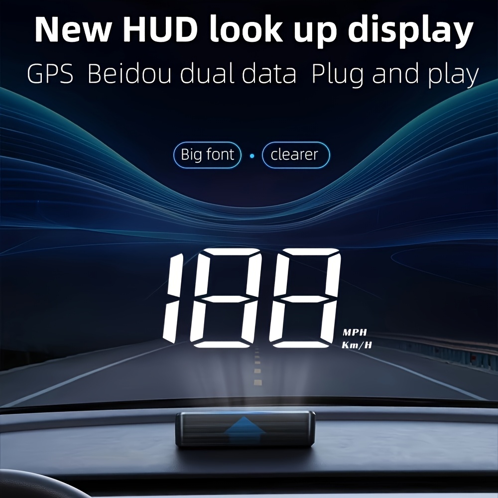 Universal Car Speedometer HUD  - Anemometer Wind Speed recension och pris