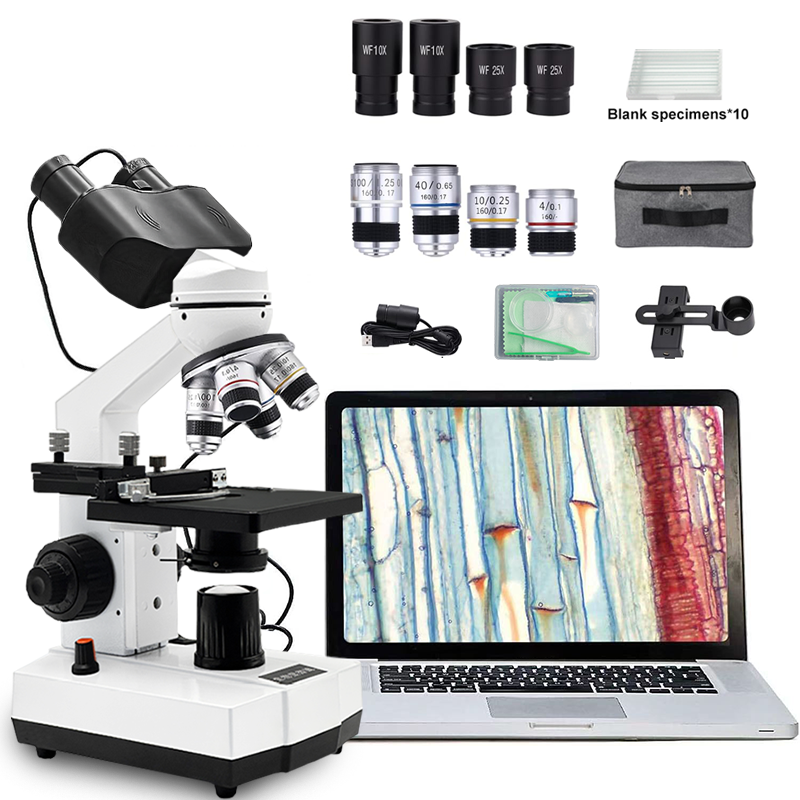 Compound Microscope,40X-2500X, - Microscope Compound 40X recension och pris