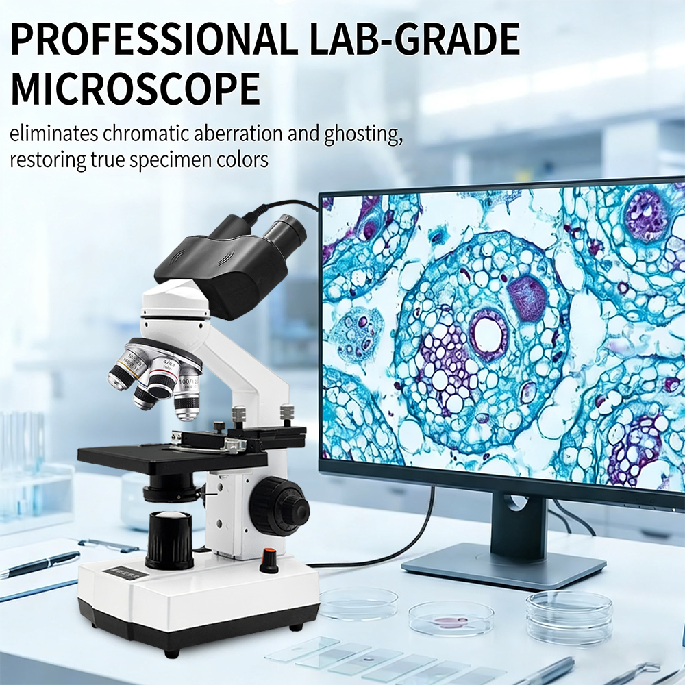 Compound Microscope,40X-2500X, - Microscope Compound 40X recension och pris