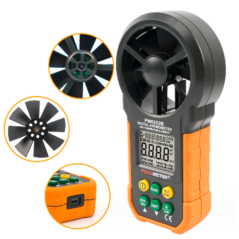 PEAKMETER PM6252A/PM6252B Digi - Anemometer Wind Speed recension och pris