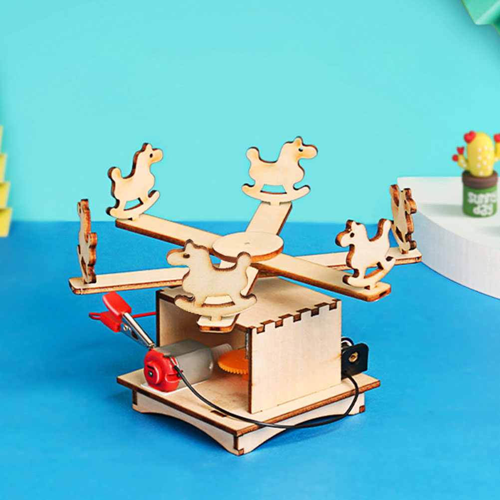 DIY Wooden Merry-Go-Round Asse - Science Diy Model recension och pris