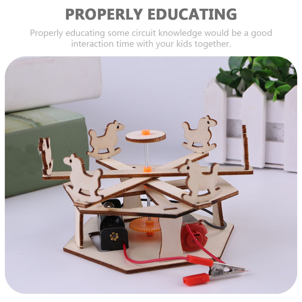 DIY Wooden Merry-Go-Round Asse - Science Diy Model recension och pris