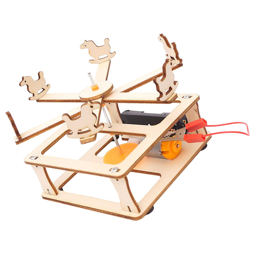 DIY Wooden Merry-Go-Round Asse - Science Diy Model recension och pris