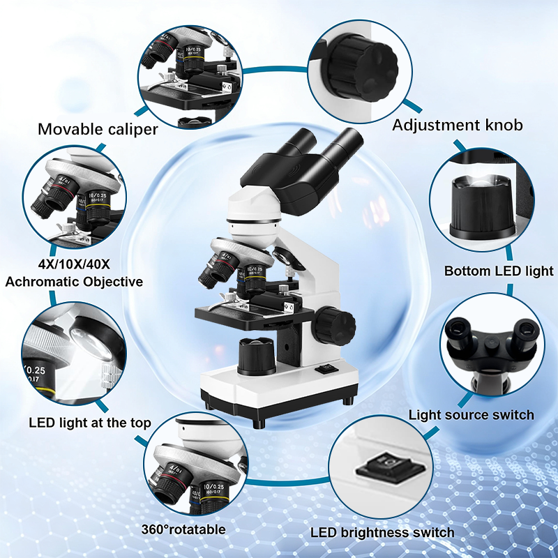 Biological Optical Compound Fo - Microscope Compound 40X recension och pris