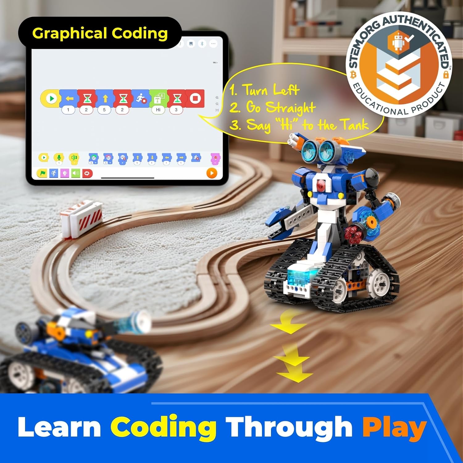 Apitor APP Control STEM Roboti - Science Robot recension och pris
